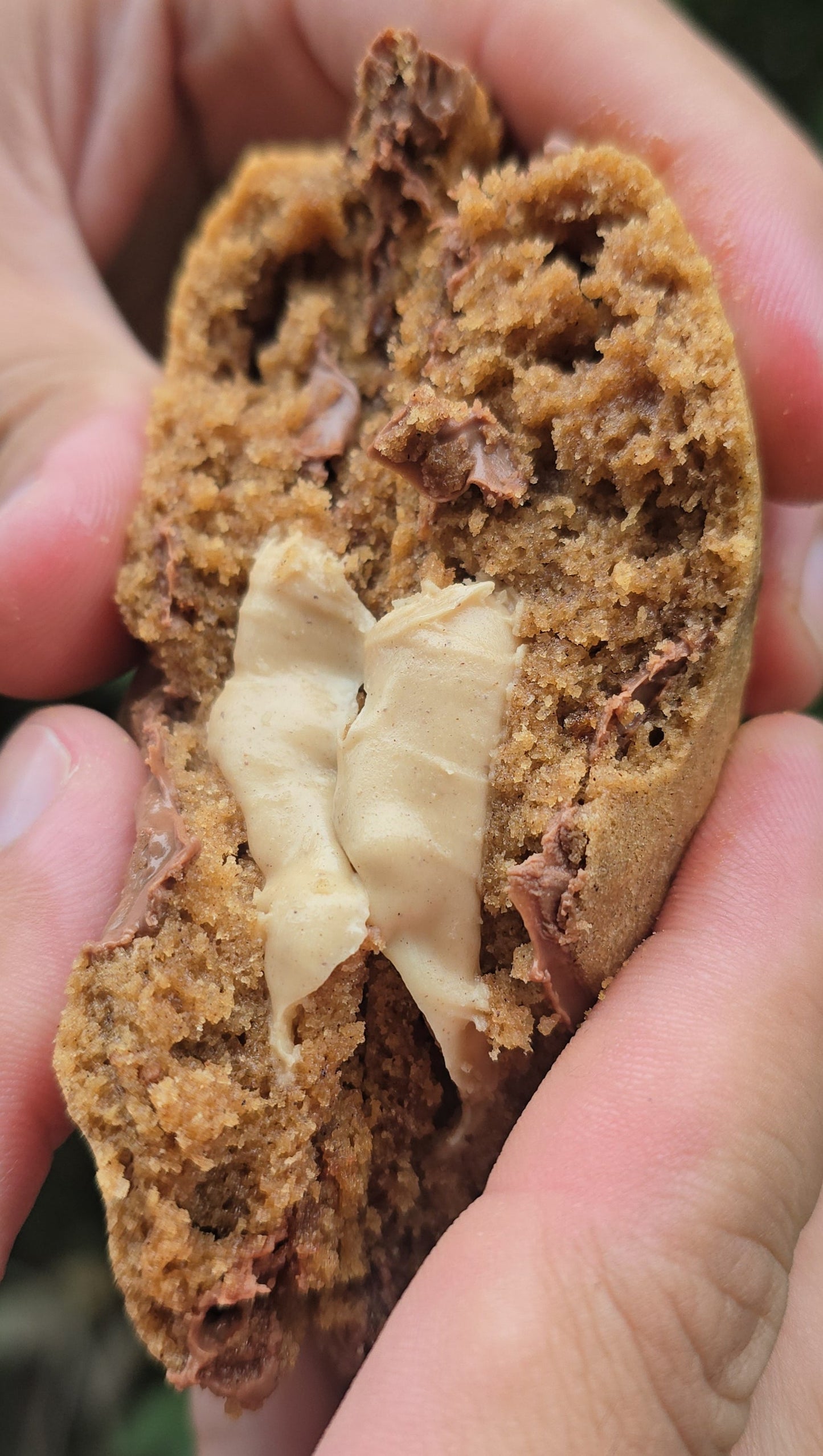 Bueno Stuffed Cinnamon and Milk Chocolate NYC Cookies