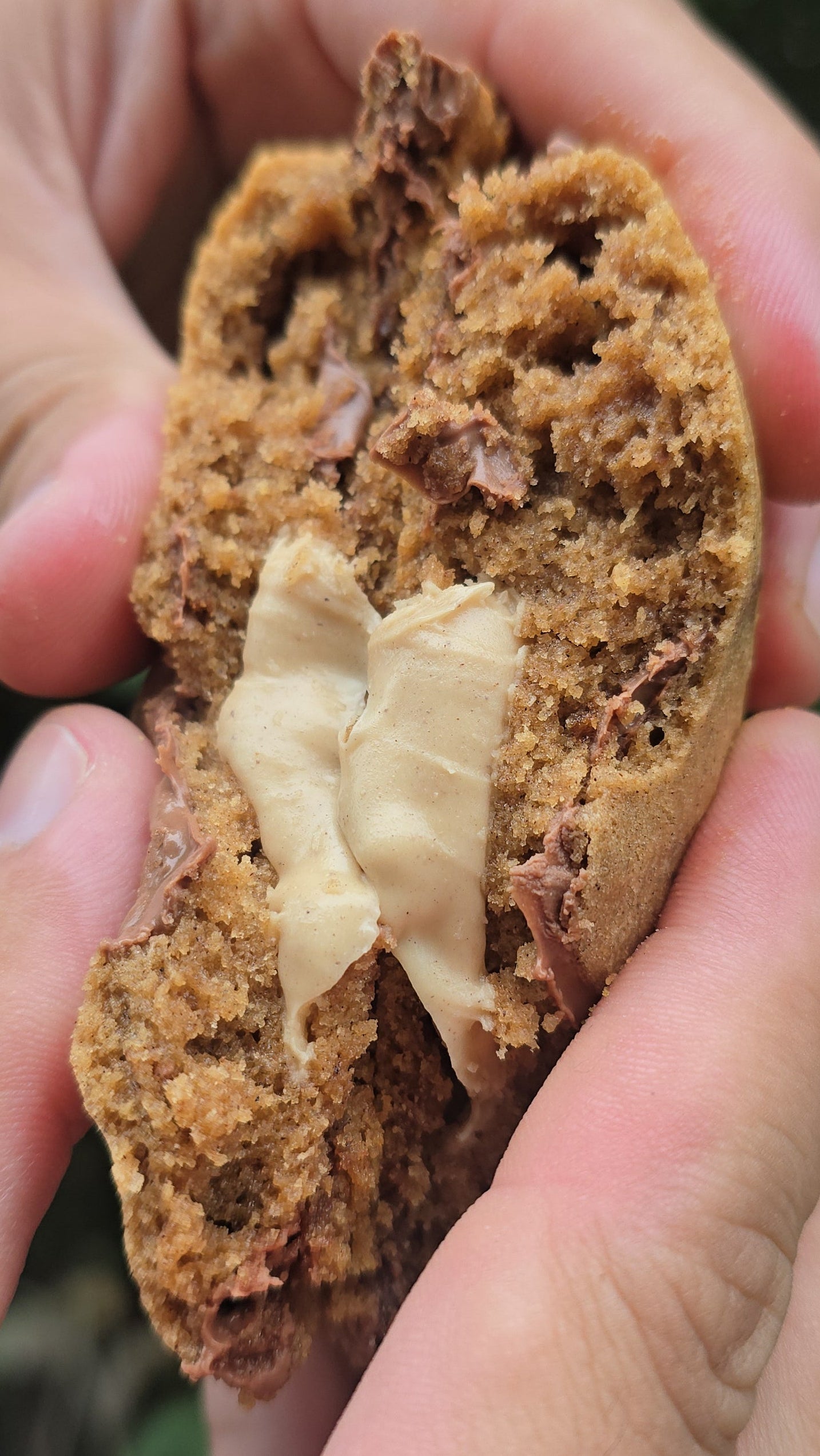 Bueno Stuffed Cinnamon and Milk Chocolate NYC Cookies